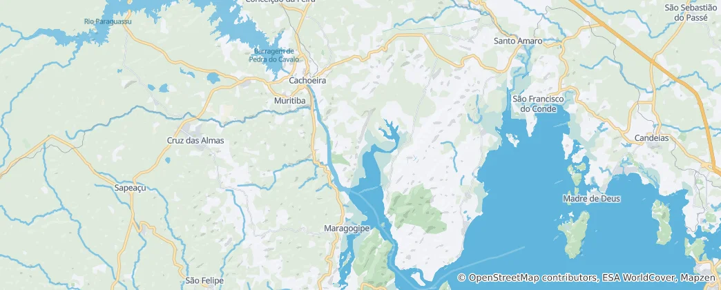 Map of Cachoeira