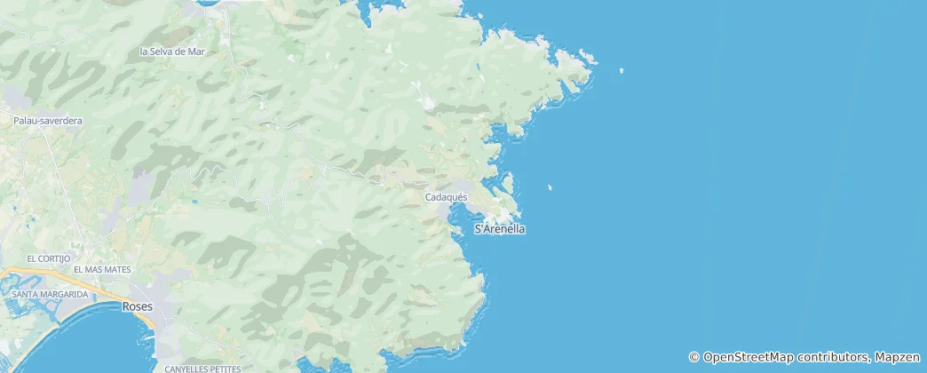 Map of Cadaqués