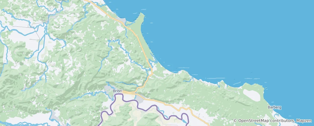 Map of Cahuita