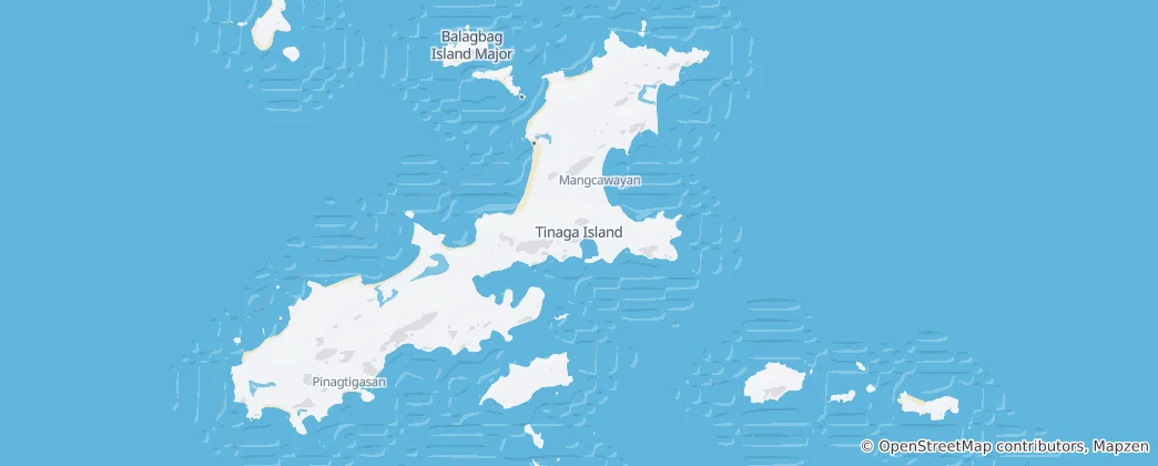 Mapa De Calaguas Group of Islands