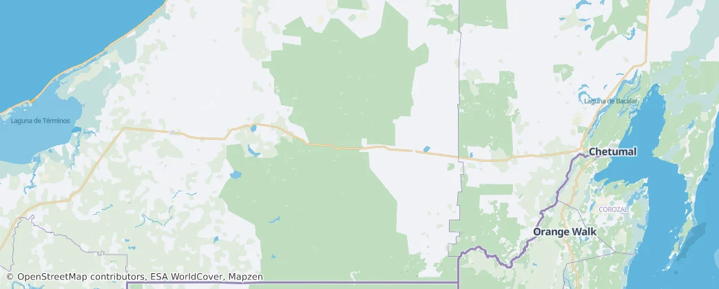 Calakmul — Mapa
