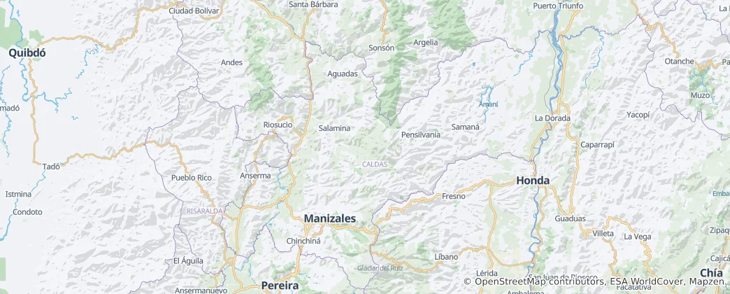 Carte de Caldas