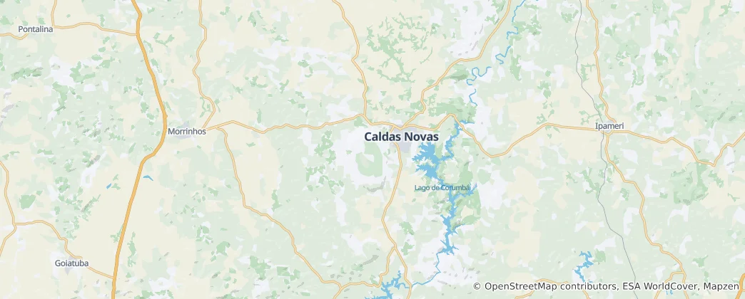 Karte von Caldas Novas