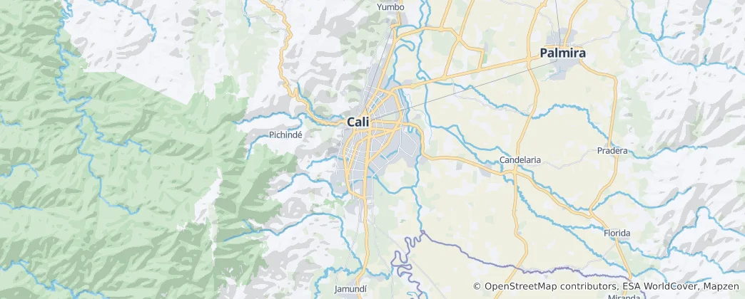 Mapa Cali