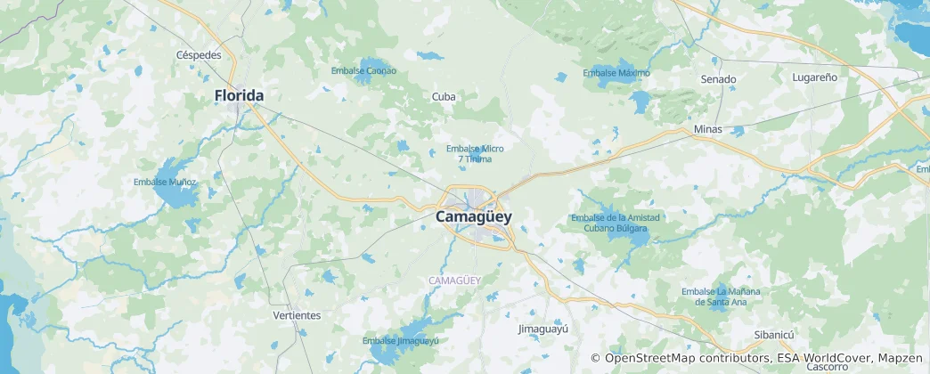 Map of Camagüey