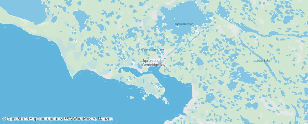 Cambridge Bay — Térkép