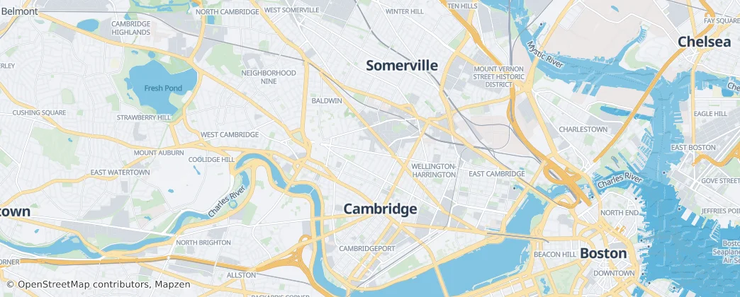 Cambridge — Karte