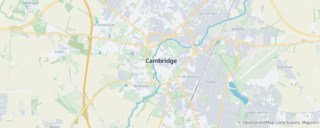 Map of Cambridge