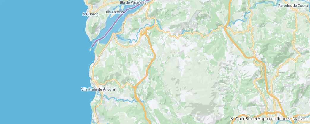 Mappa di Caminha