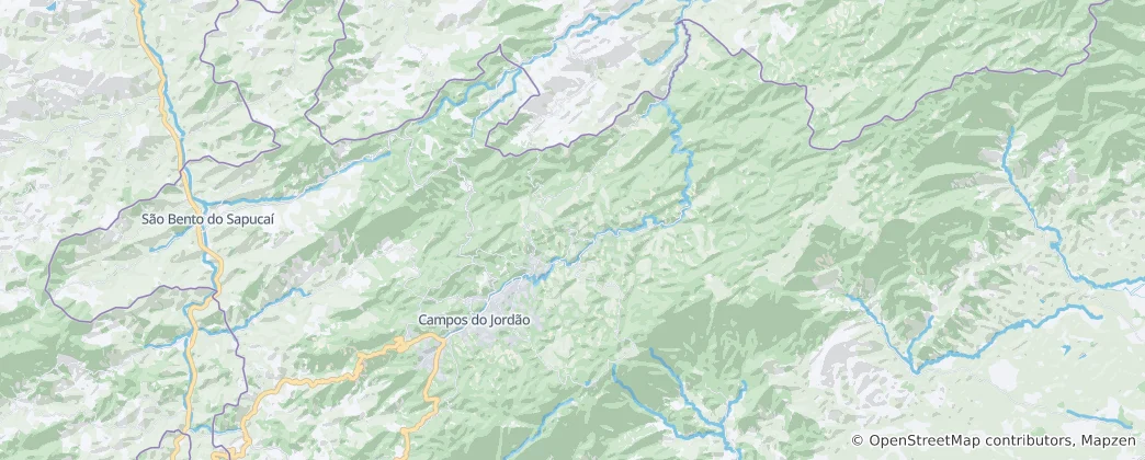 Mapa Campos do Jordão