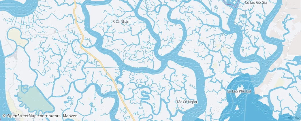 Can Gio Mangrove Biosphere Reserve — Map