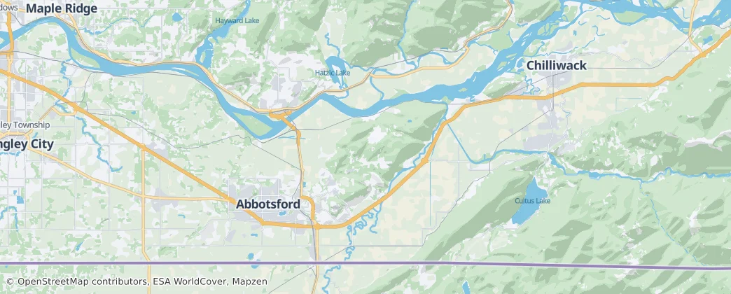 Abbotsford — Karte