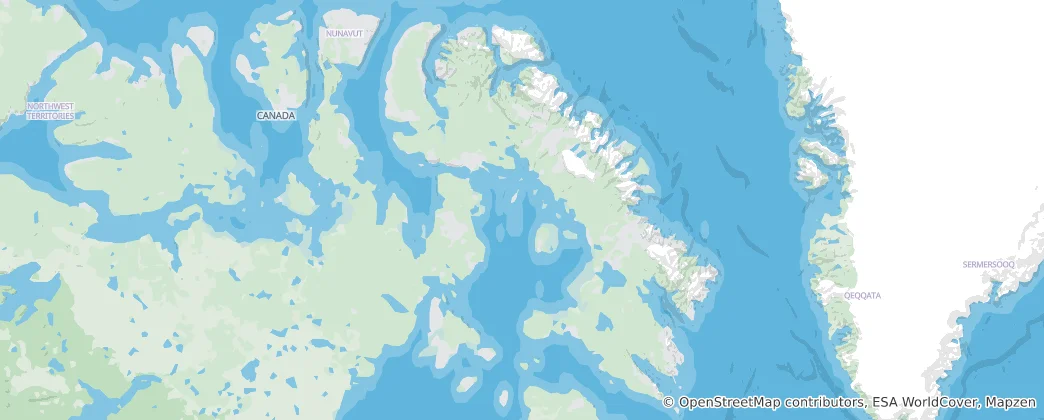 Mapa Baffin, Unorganized