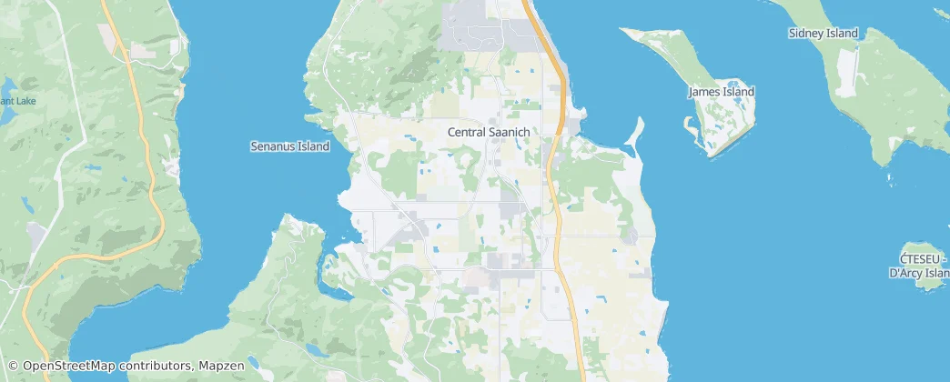 Central Saanich — 地图