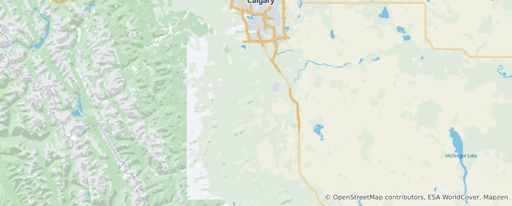 Mapa Foothills No. 31