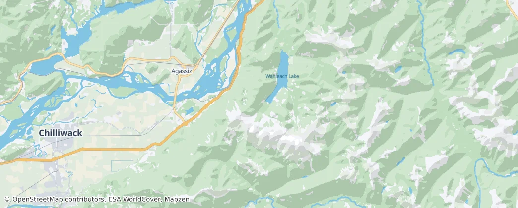 Fraser Valley D — карта