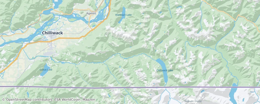 Fraser Valley E — Karte