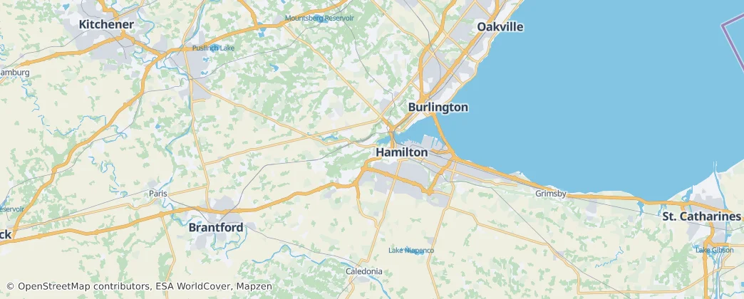 Hamilton — 地图