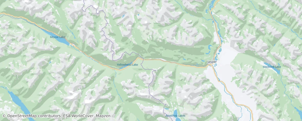 Mapa Jasper