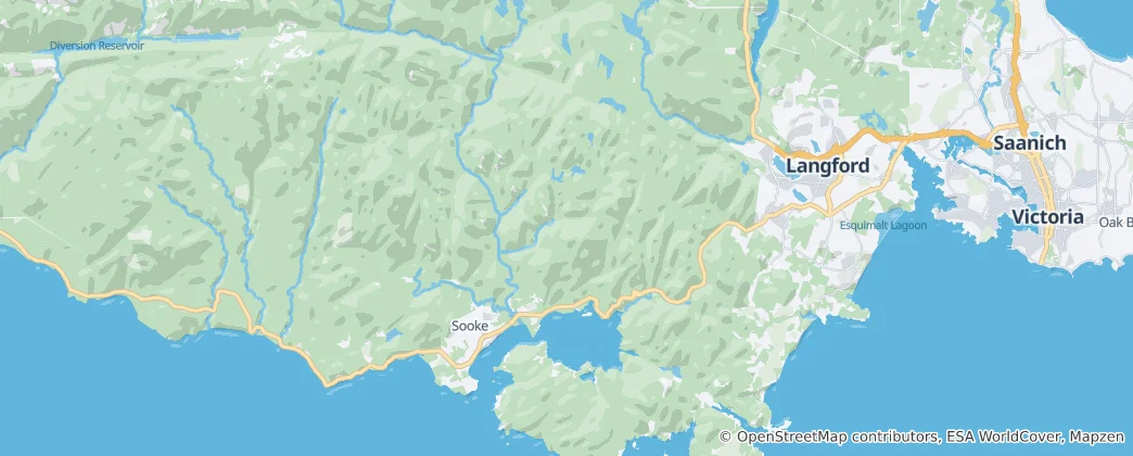 Karte von Juan de Fuca (Part 1)