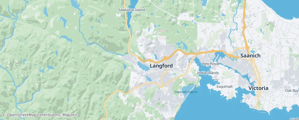 Langford – Mapa