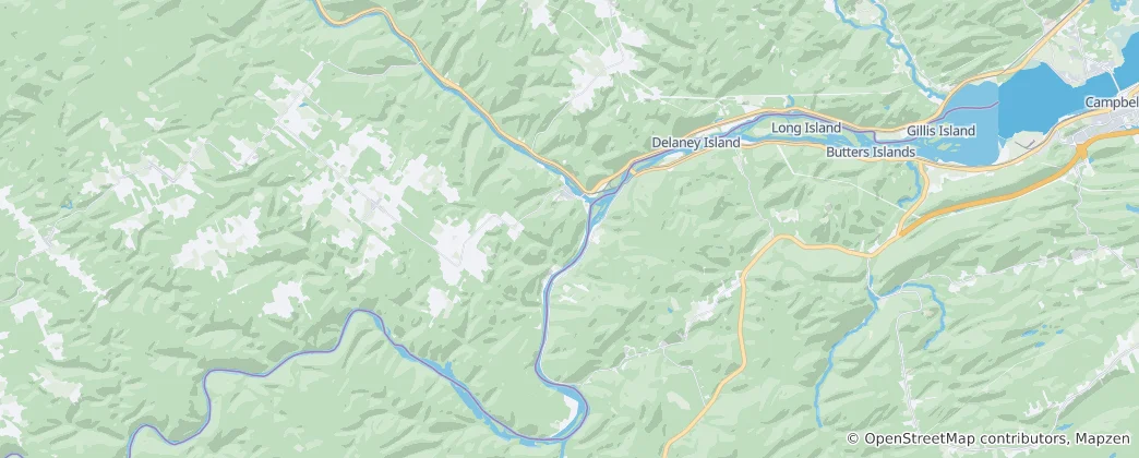 Mappa di Matapédia