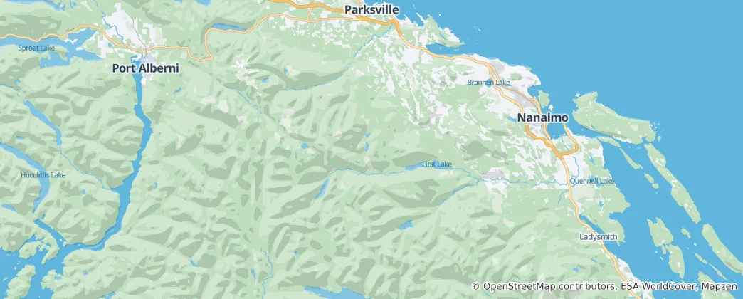Mapa Nanaimo C