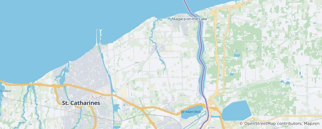 Mappa di Niagara-on-the-Lake