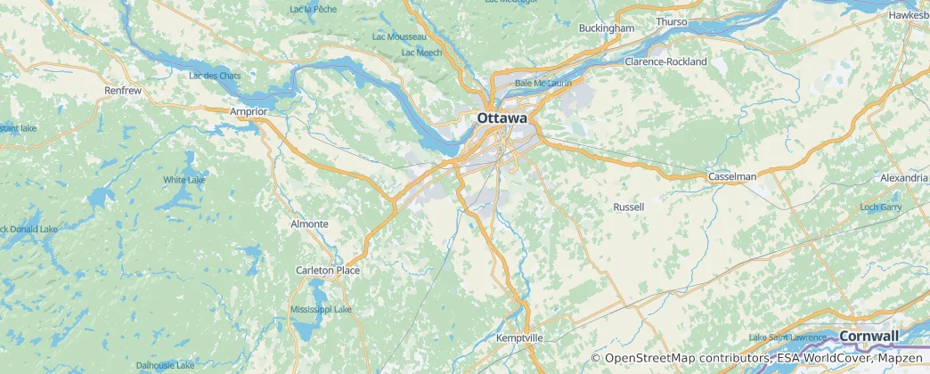Carte de Ottawa