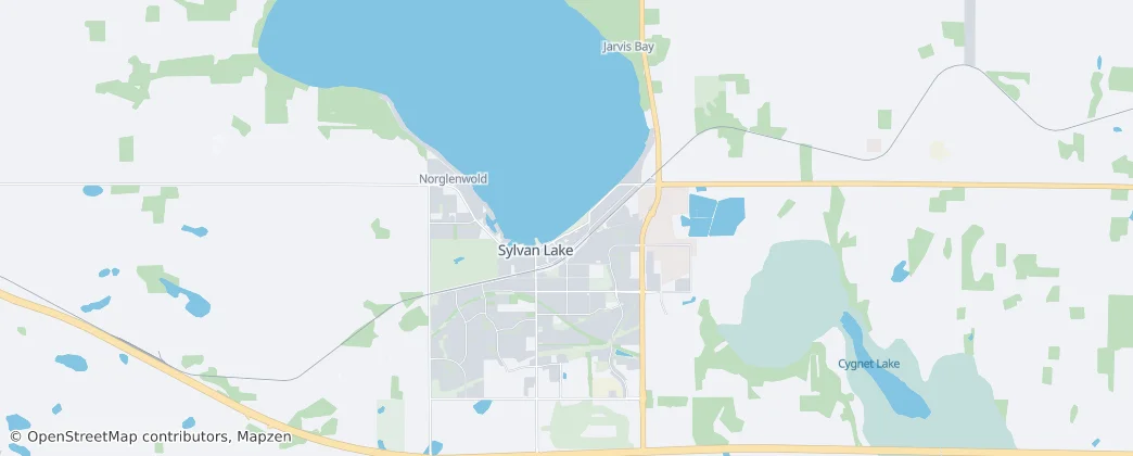 Sylvan Lake — Harita