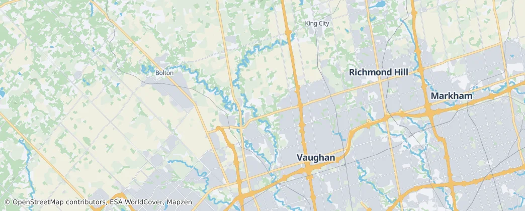 Vaughan — Map