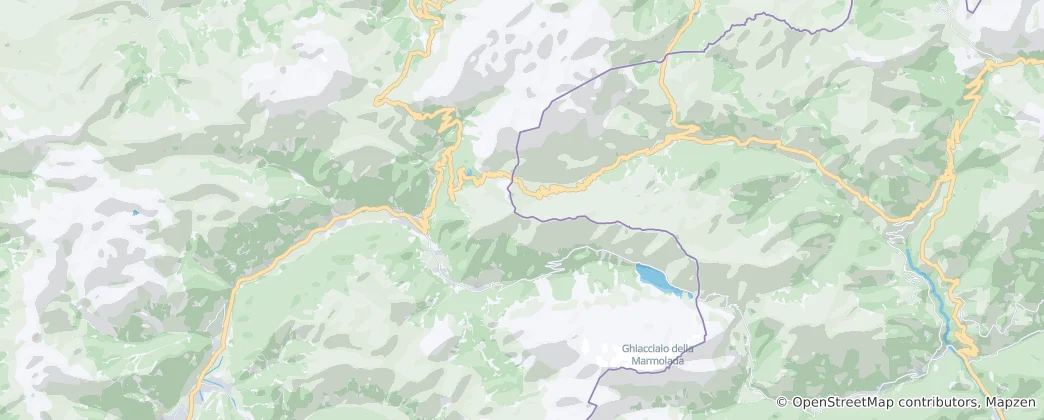 Map of Canazei