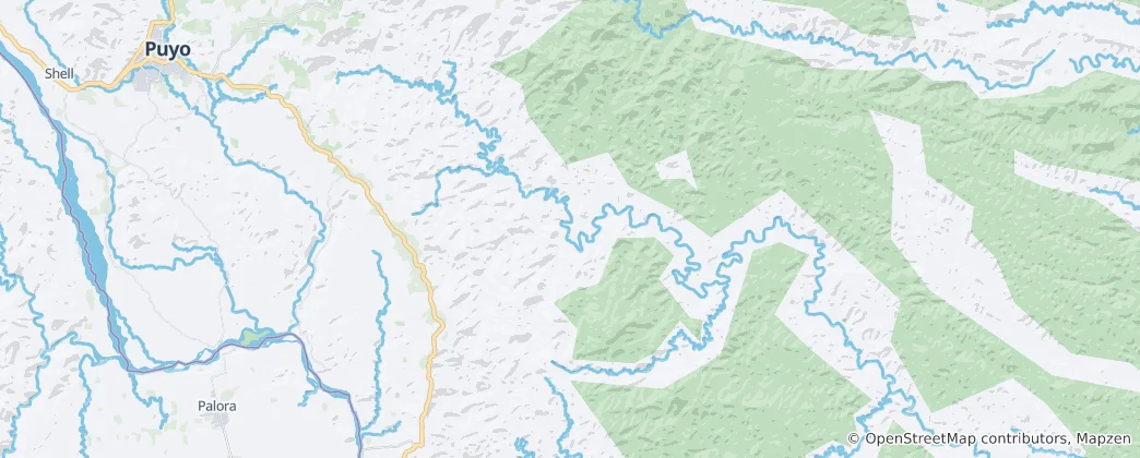 Mapa Canelos