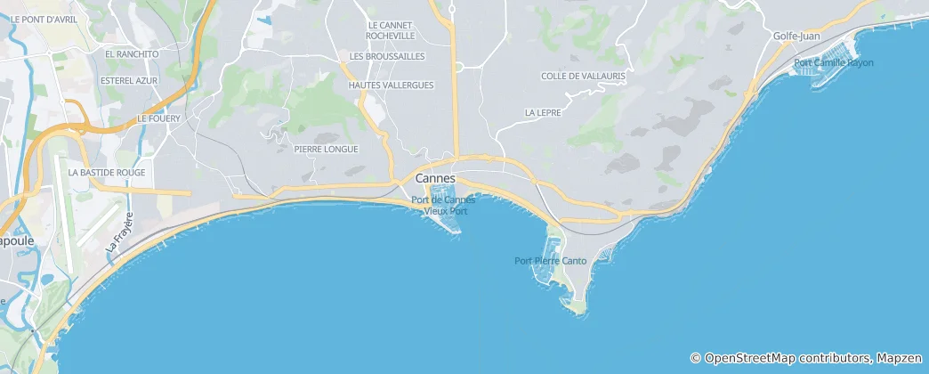 Mapa De Cannes