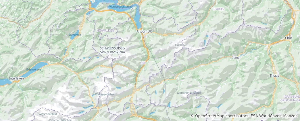 Mapa Uri
