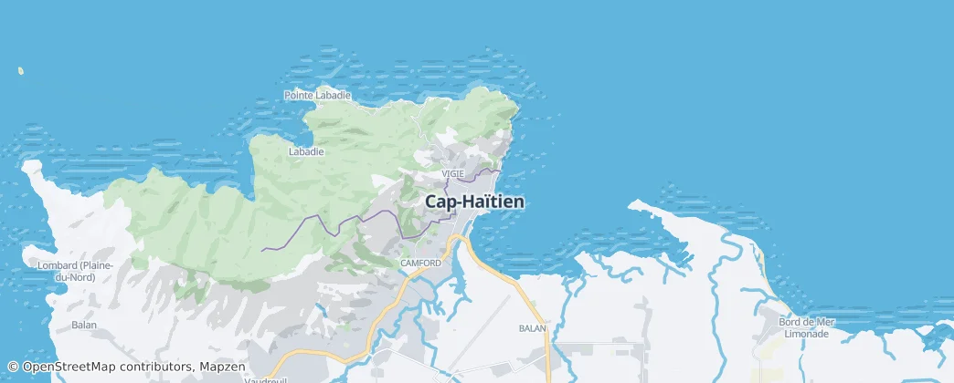 Cap Haitien — Map