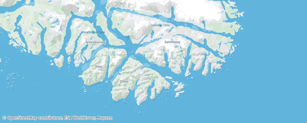 Cape Farewell Archipelago — Harita