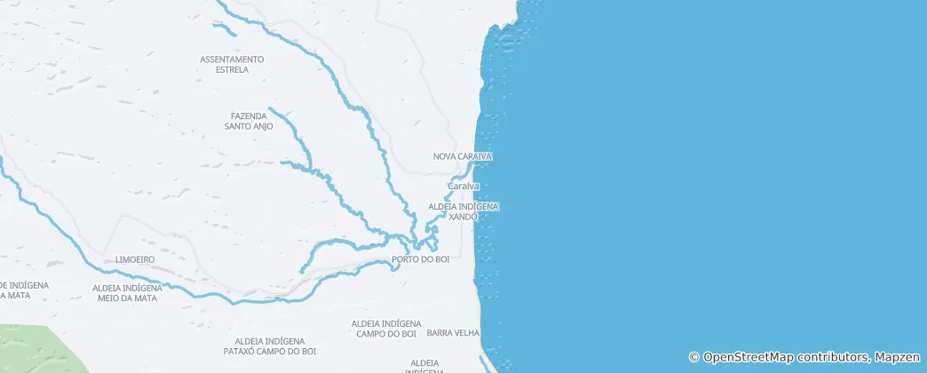 Caraiva Haritası