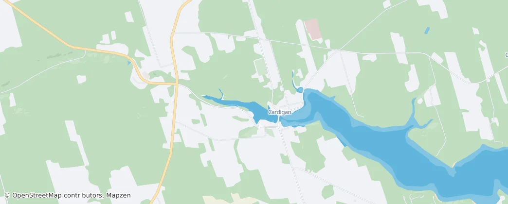 Cardigan — Map