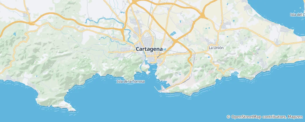 Mappa di Cartagena