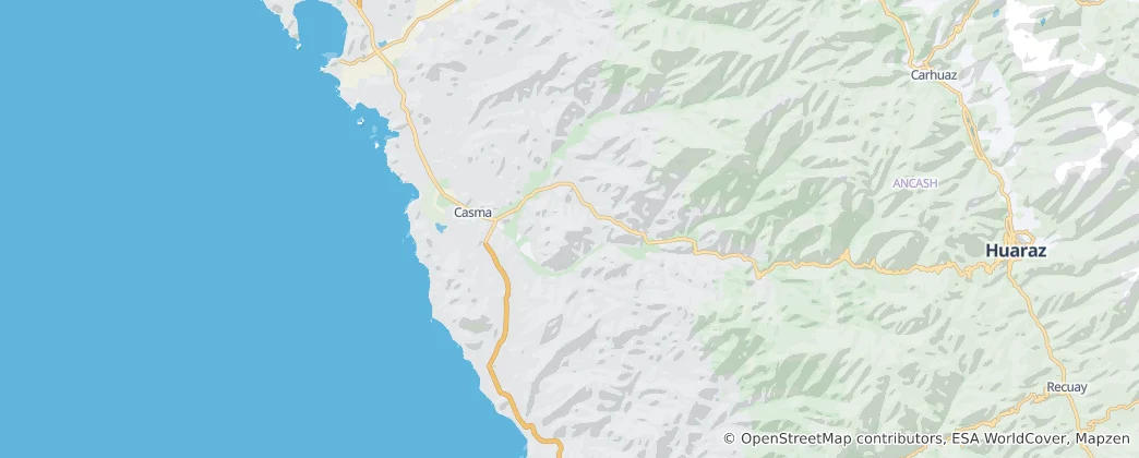 Map of Casma Province
