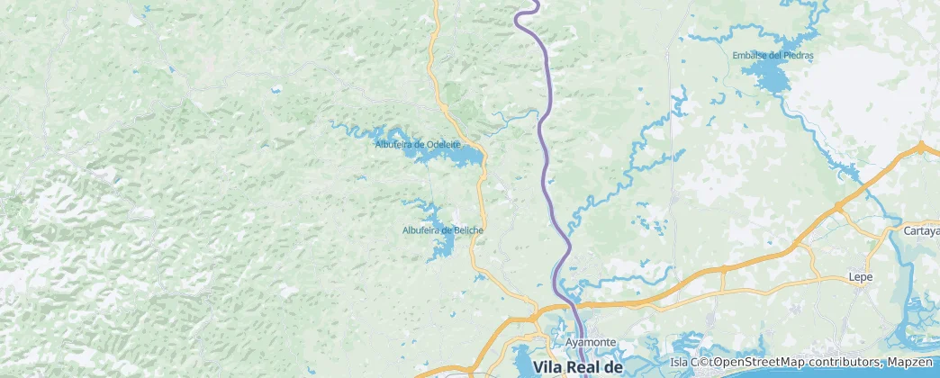 Mapa de Castro Marim