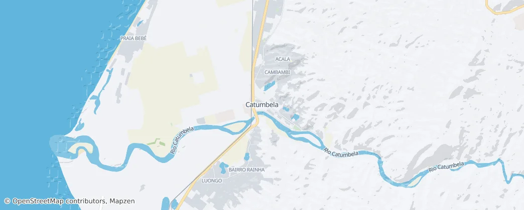 Catumbela — Map