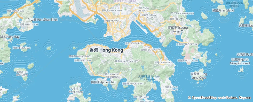Mappa di Causeway Bay
