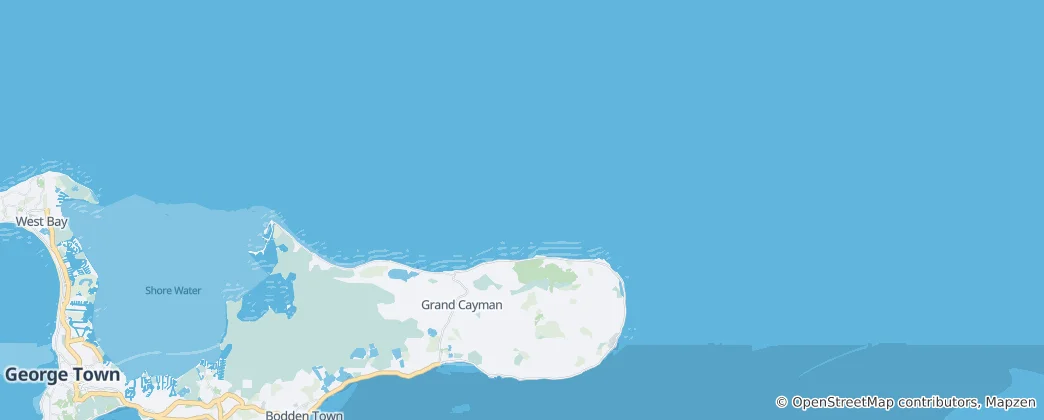 Map of Cayman Islands