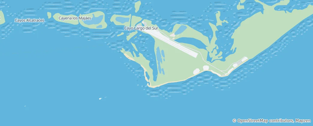 Mappa di Cayo Largo del Sur