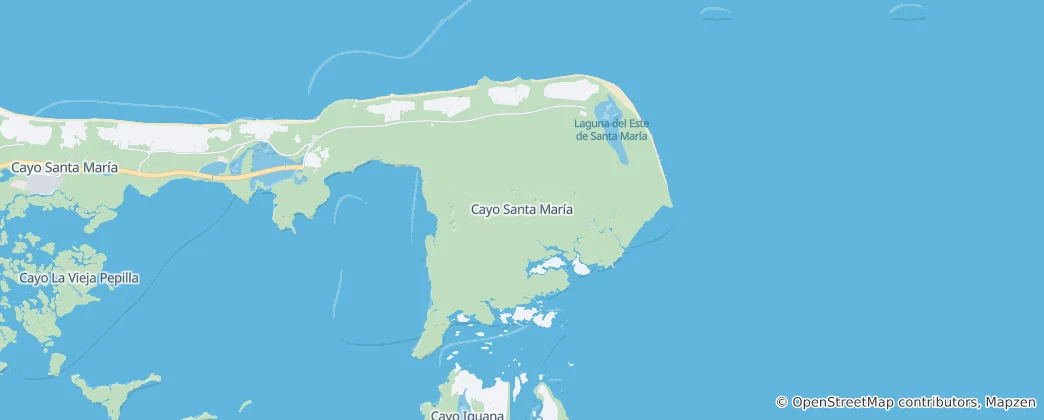 Map of Cayo Santa María