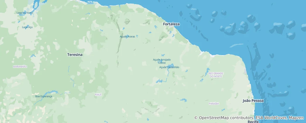 Térkép: Ceará