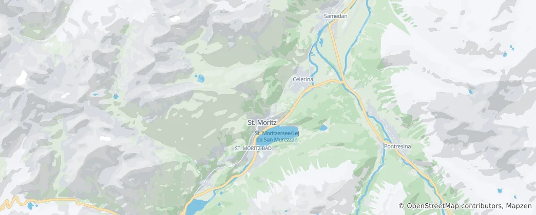 Mappa di Celerina