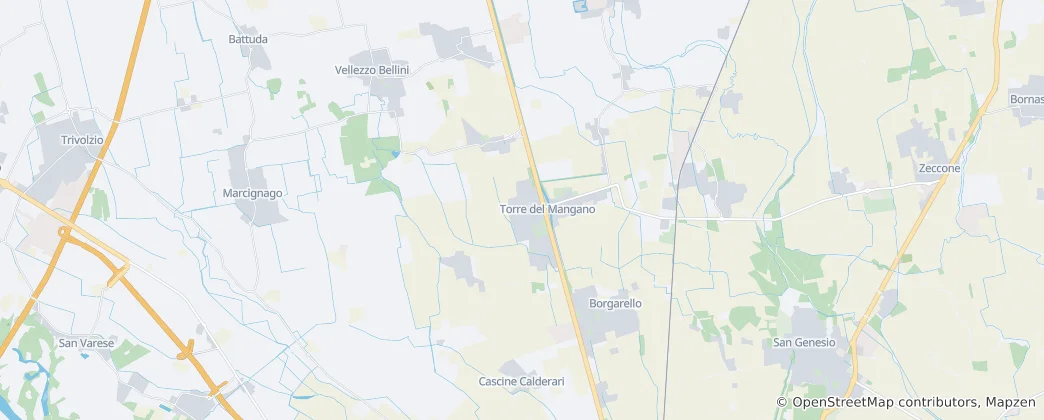 Map of Certosa di Pavia